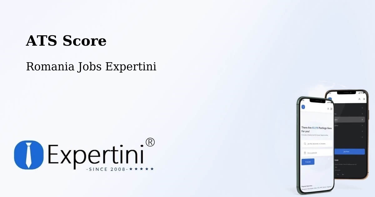 Resume ATS Score & Job Description Match Tool – Comuna Perişani - Romania Jobs Expertini